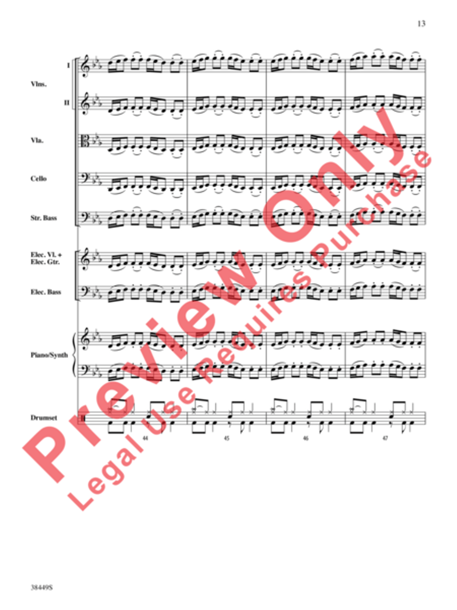 Requiem (The Fifth) String Orchestra scores gallery preview page 14