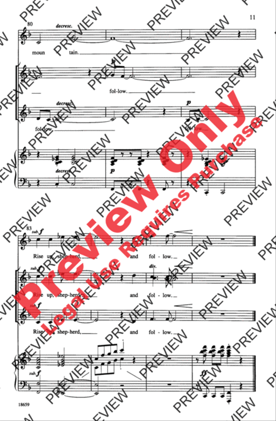 Shepherds, Go Tell! 2-Part scores gallery preview page 10