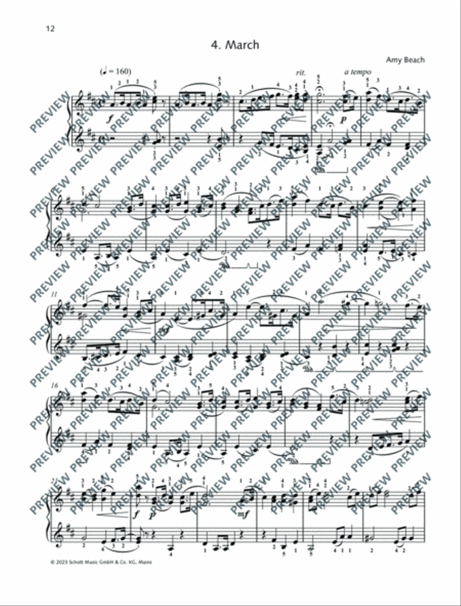 Children's Album & Children's Carnival Piano Solo scores gallery preview page 13
