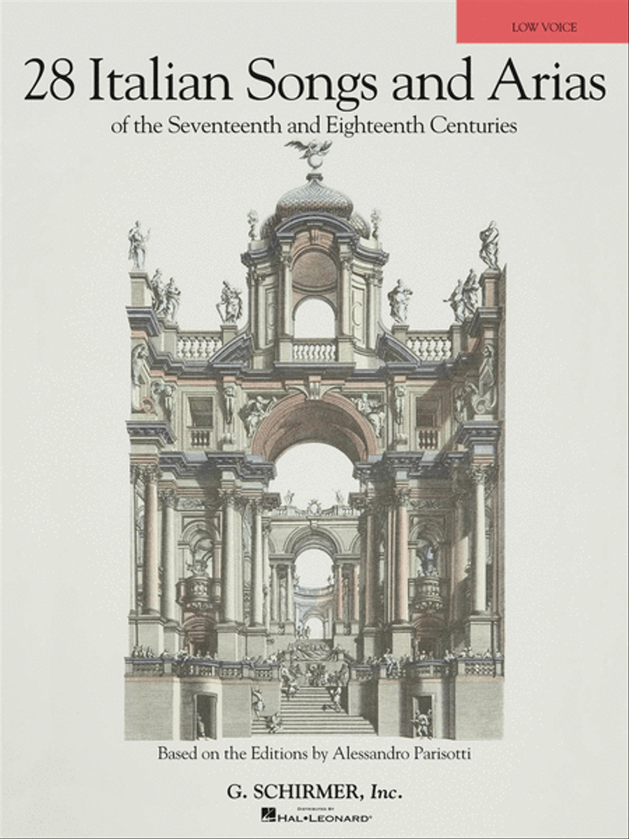 28 Italian Songs & Arias of the 17th & 18th Centuries Low Voice scores gallery preview page 1