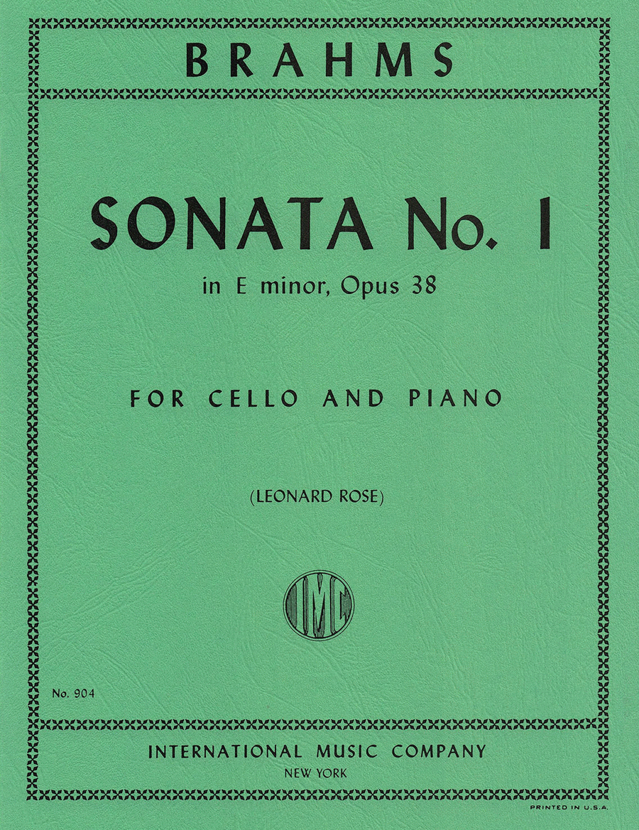 Sonata No. 1 in E minor, Op. 38 (ROSE)
