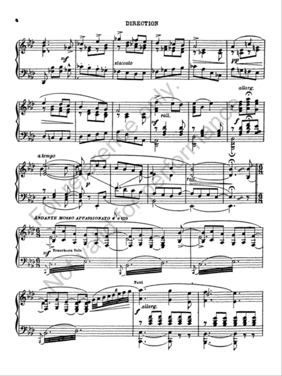 Madame Butterfly Madame Butterfly Concert Band scores gallery preview page 6