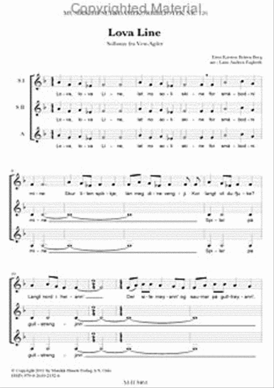 Lova Line Lova Line Women's Choir scores gallery preview page 2