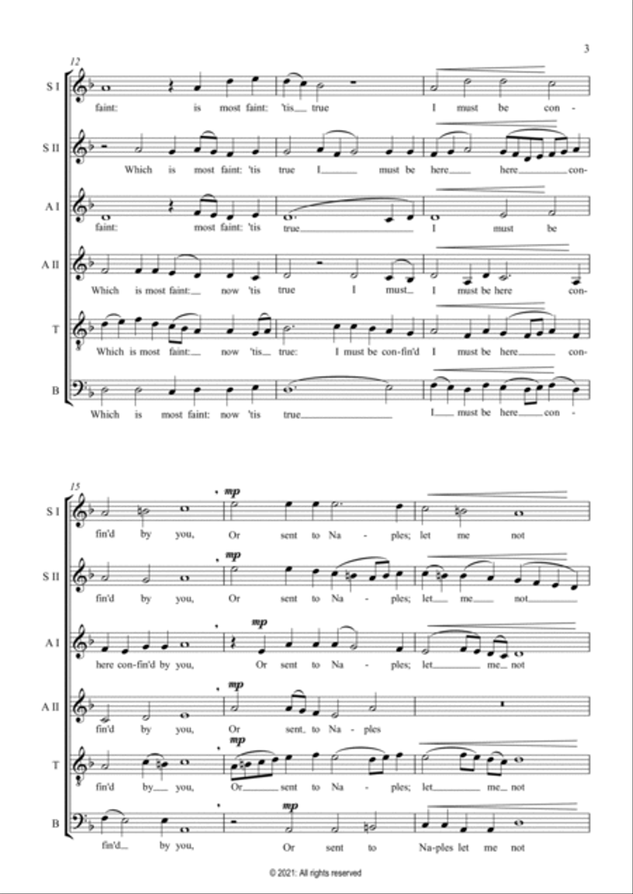 Now My Charms Are All O'erthrown Divisi scores gallery preview page 5