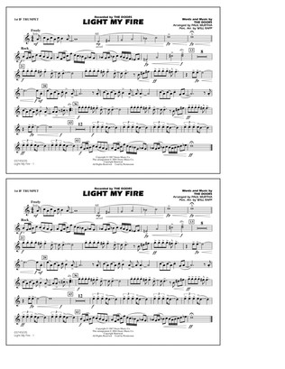 Light My Fire (arr. Paul Murtha) - 1st Bb Trumpet