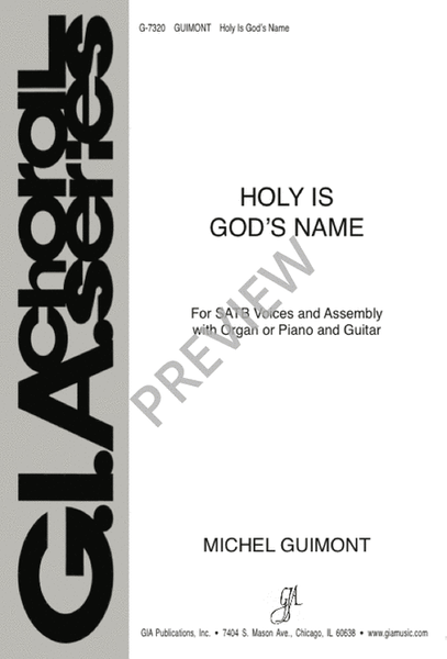 Holy Is God's Name image number null