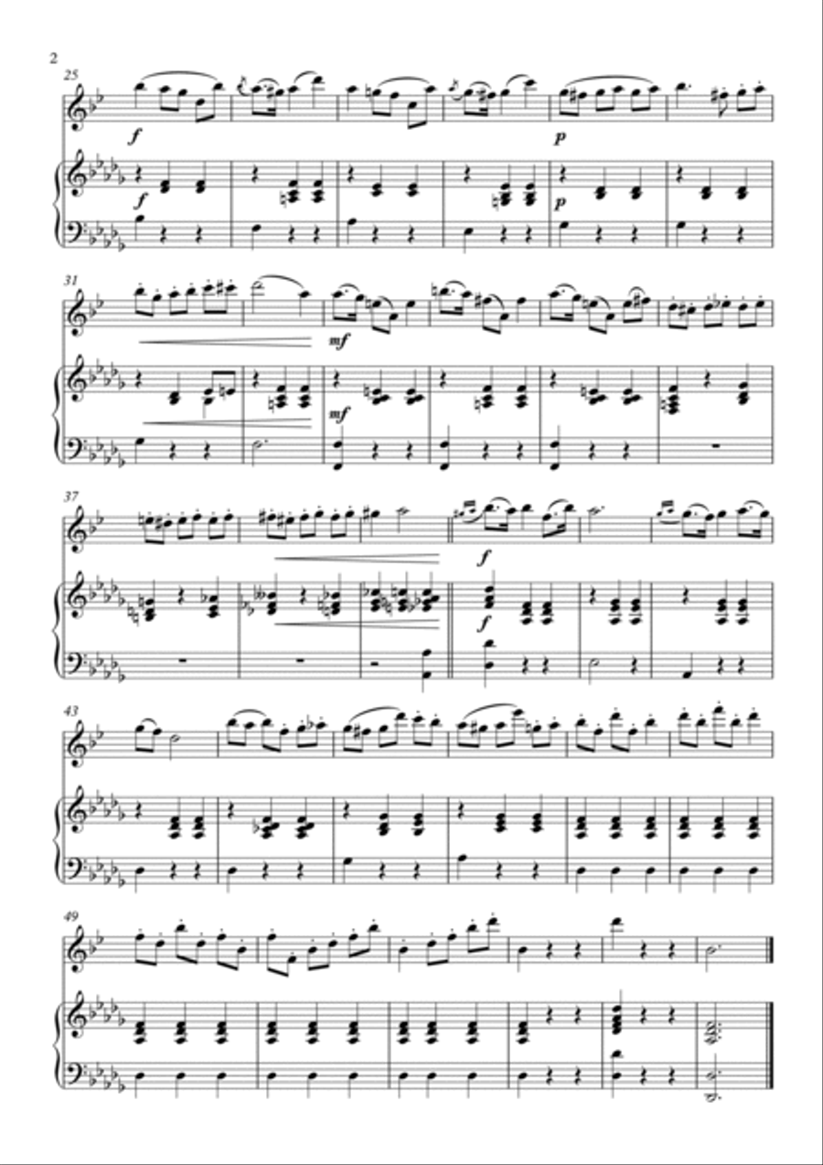 Graceful Graceful Piano Solo scores gallery preview page 2