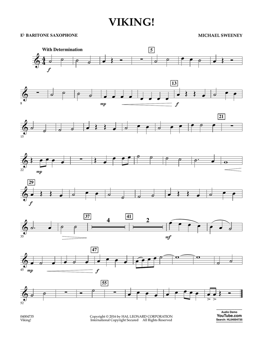 Viking! - Eb Baritone Saxophone