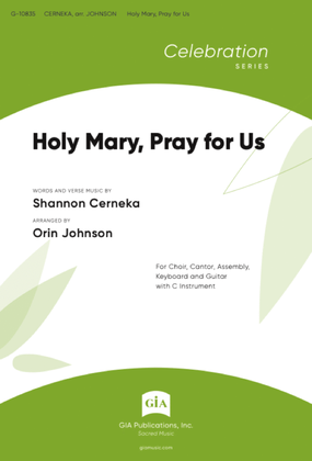 Book cover for Holy Mary, Pray for Us - Guitar edition