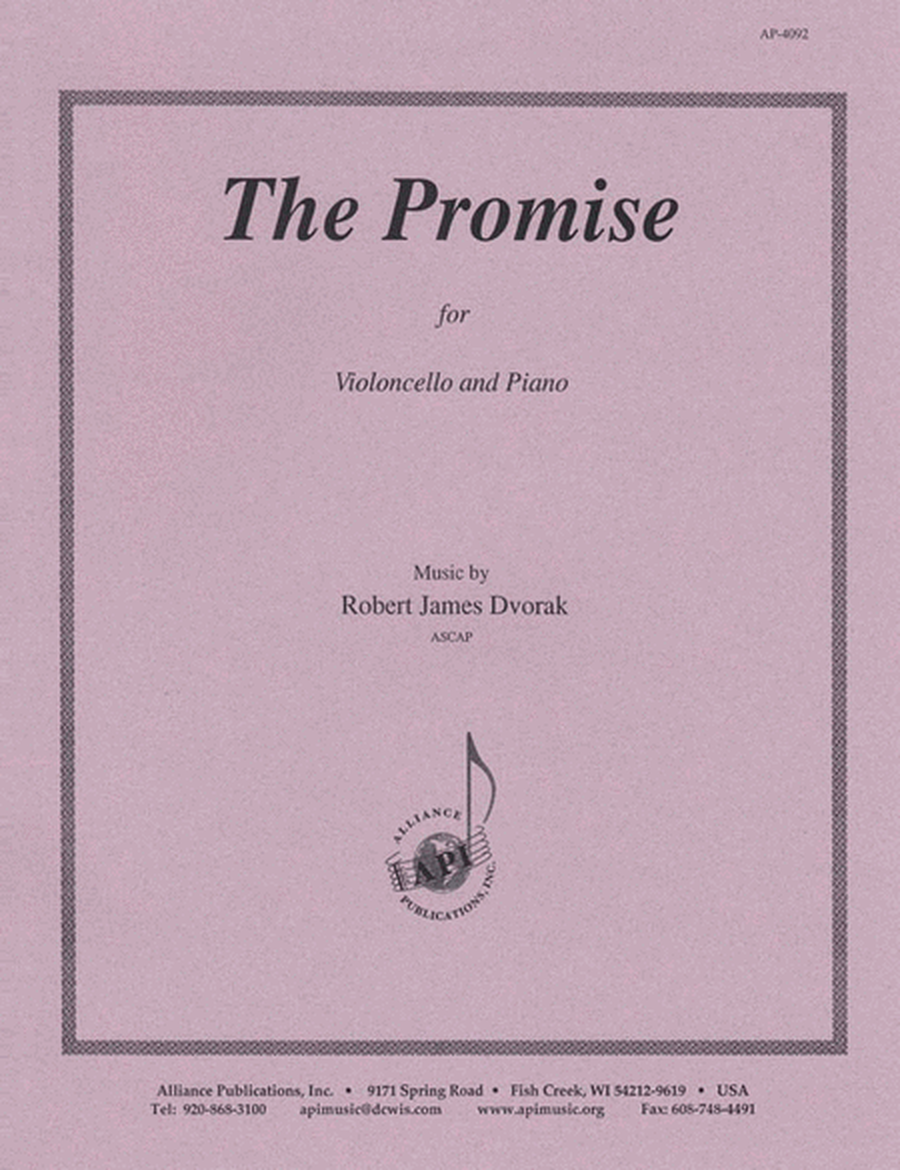 The Promise - Cello-pno-solo