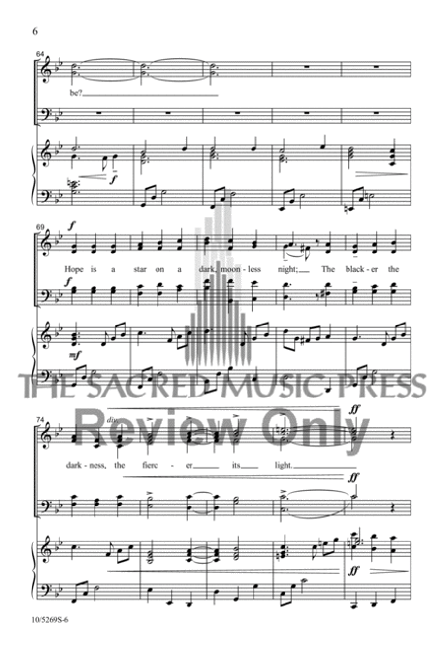 Something Wonderful 4-Part scores gallery preview page 5