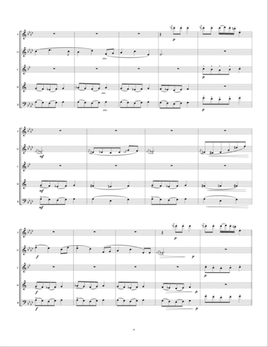 Peter and the store wolf woodwind quintet