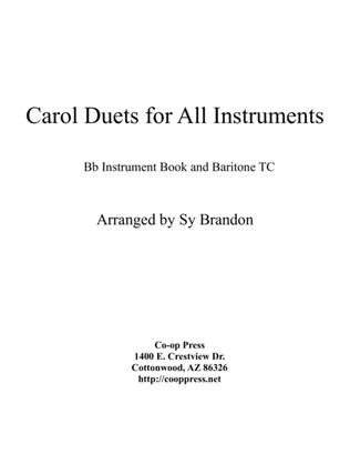 Book cover for Carol Duets for all Instruments Bb Book