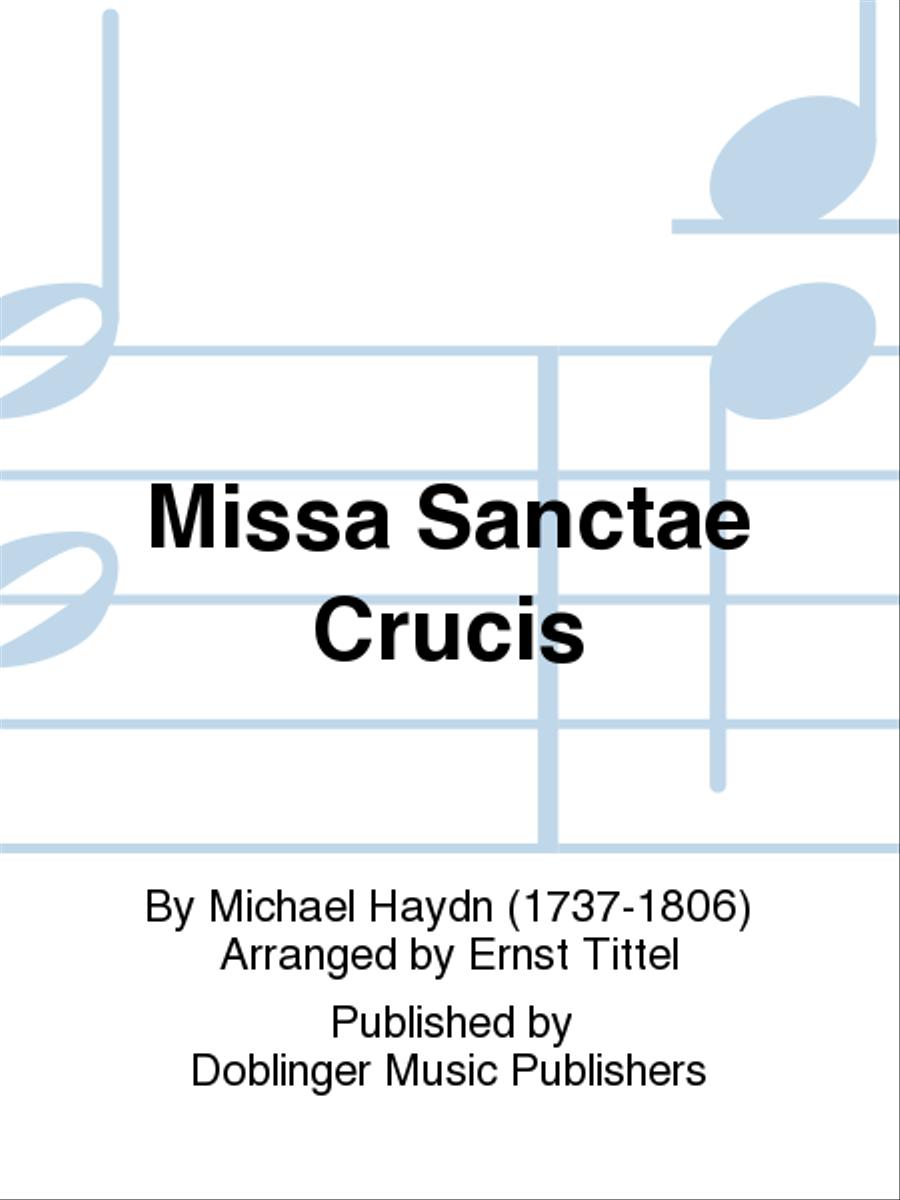 Missa Sanctae Crucis Missa Sanctae Crucis 4-Part scores gallery preview page 1