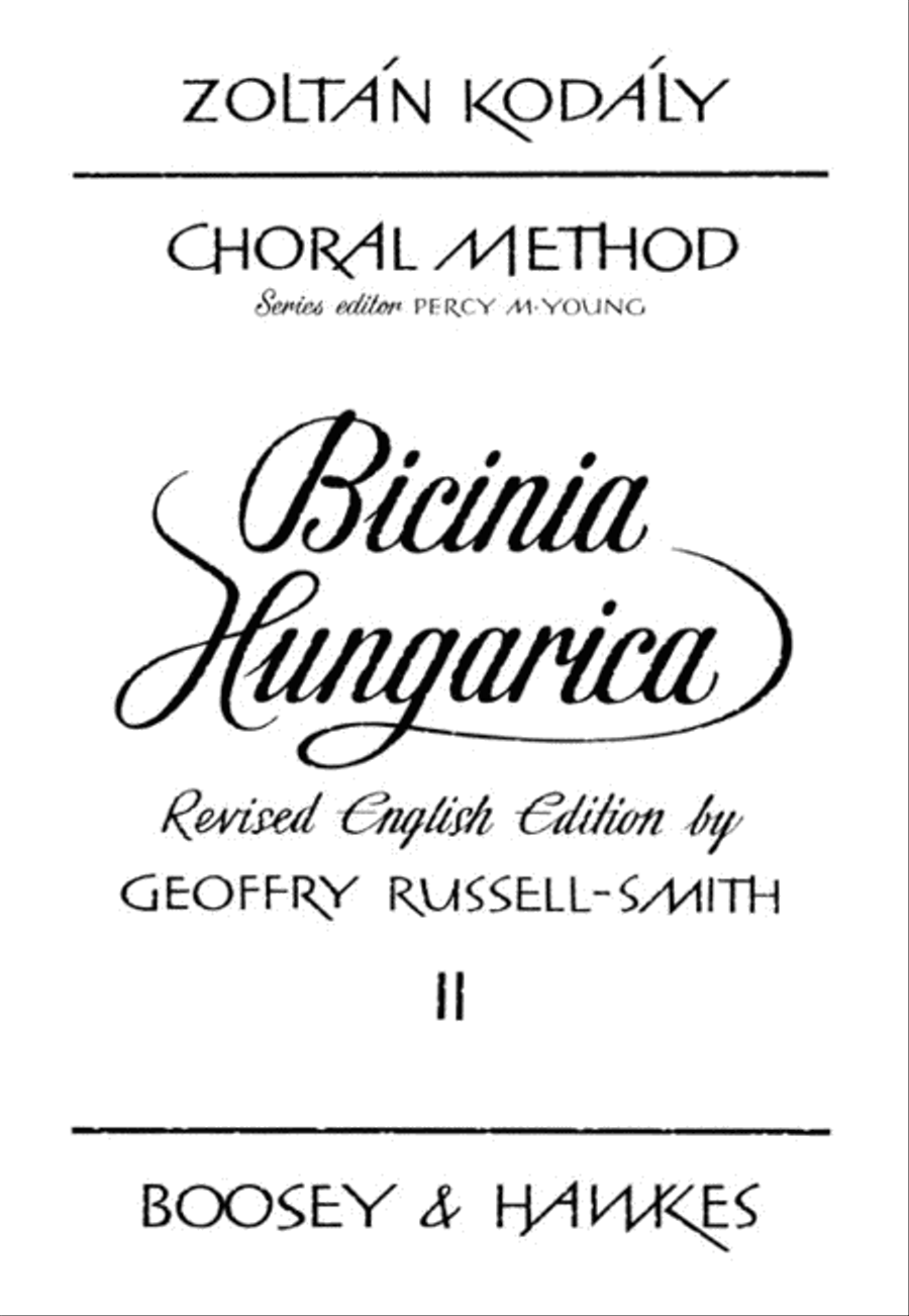 Bicinia Hungarica II Bicinia Hungarica II Choir scores gallery preview page 1