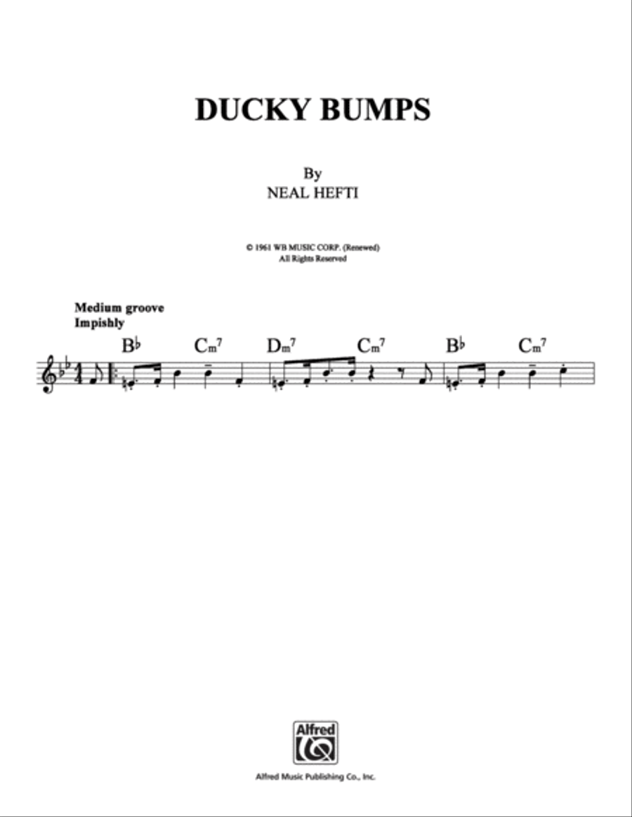 Ducky Bumps School and Community scores gallery preview page 1