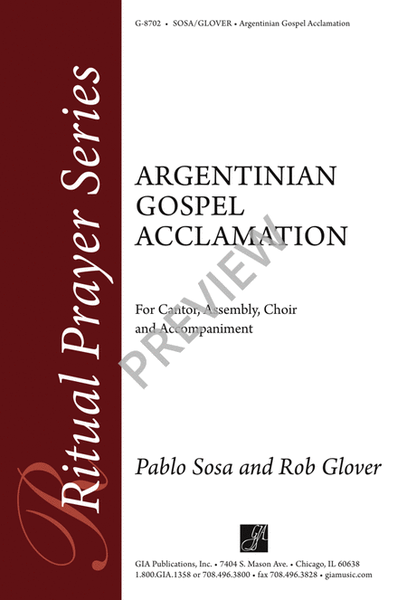 Argentinian Gospel Acclamation