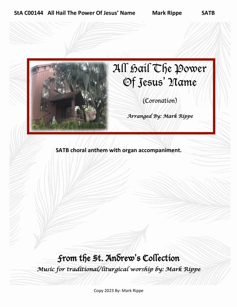 All Hail The Power Of Jesus' Name (Coronation) StA C00144 image number null