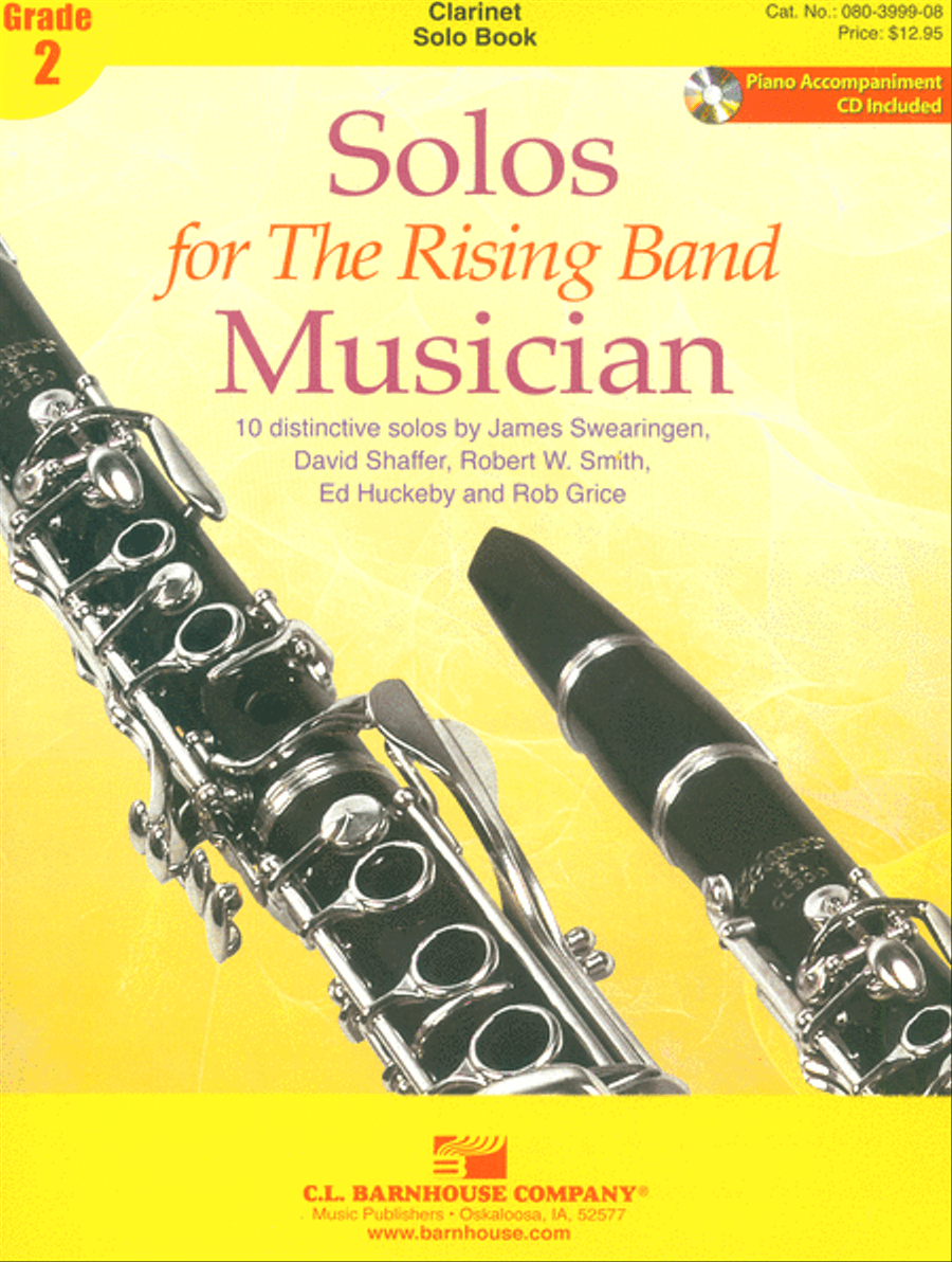 Book cover for Solos for The Rising Band Musician