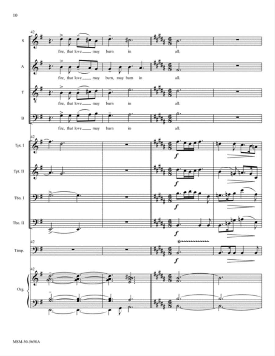Hail this Joyful Day's Return (Full Score) Choir scores gallery preview page 6