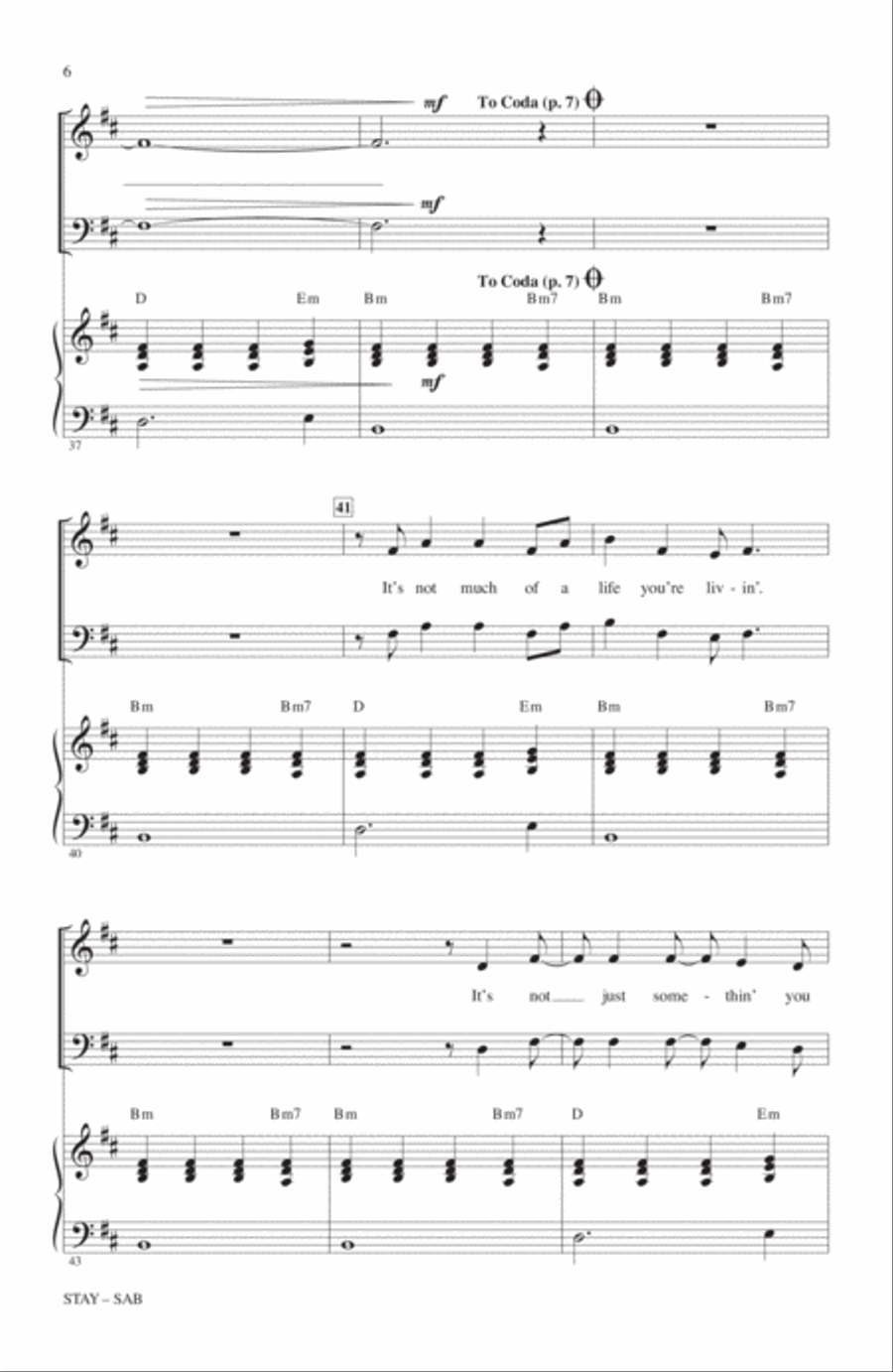 Stay 3-Part scores gallery preview page 5
