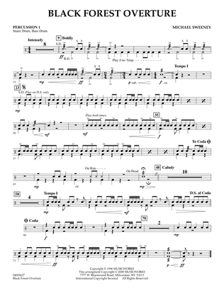 Black Forest Overture - Percussion 1