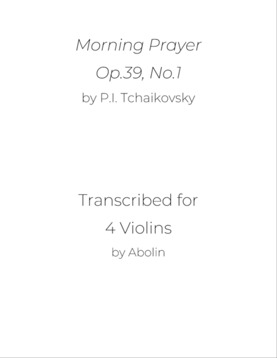 Tchaikovsky: 