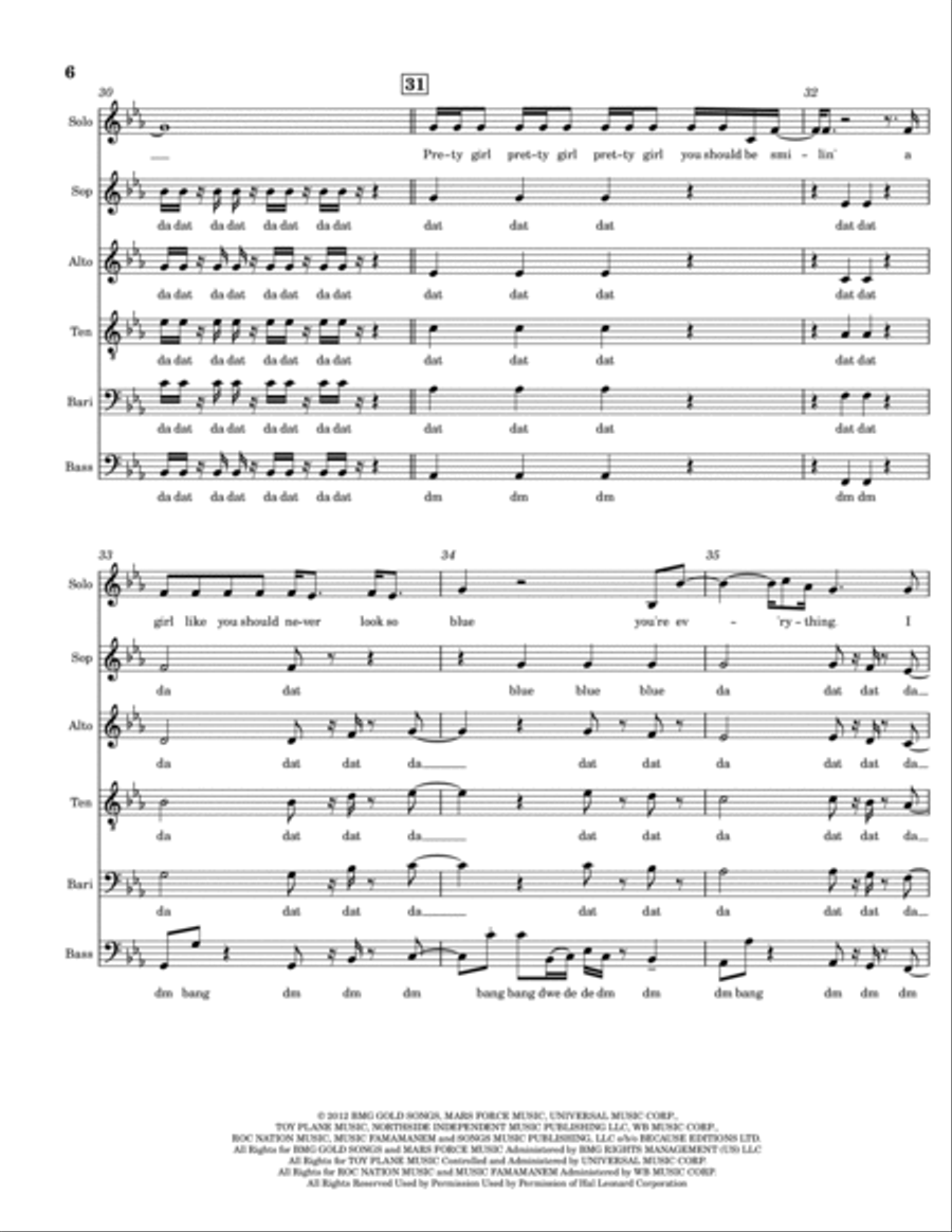 Treasure Divisi scores gallery preview page 6