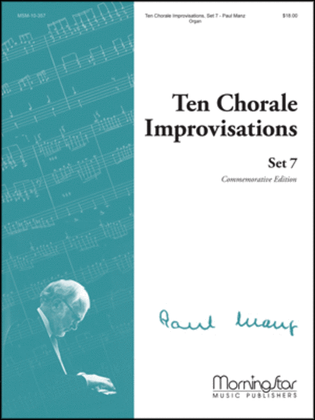 Book cover for Ten Chorale Improvisations, Set 7