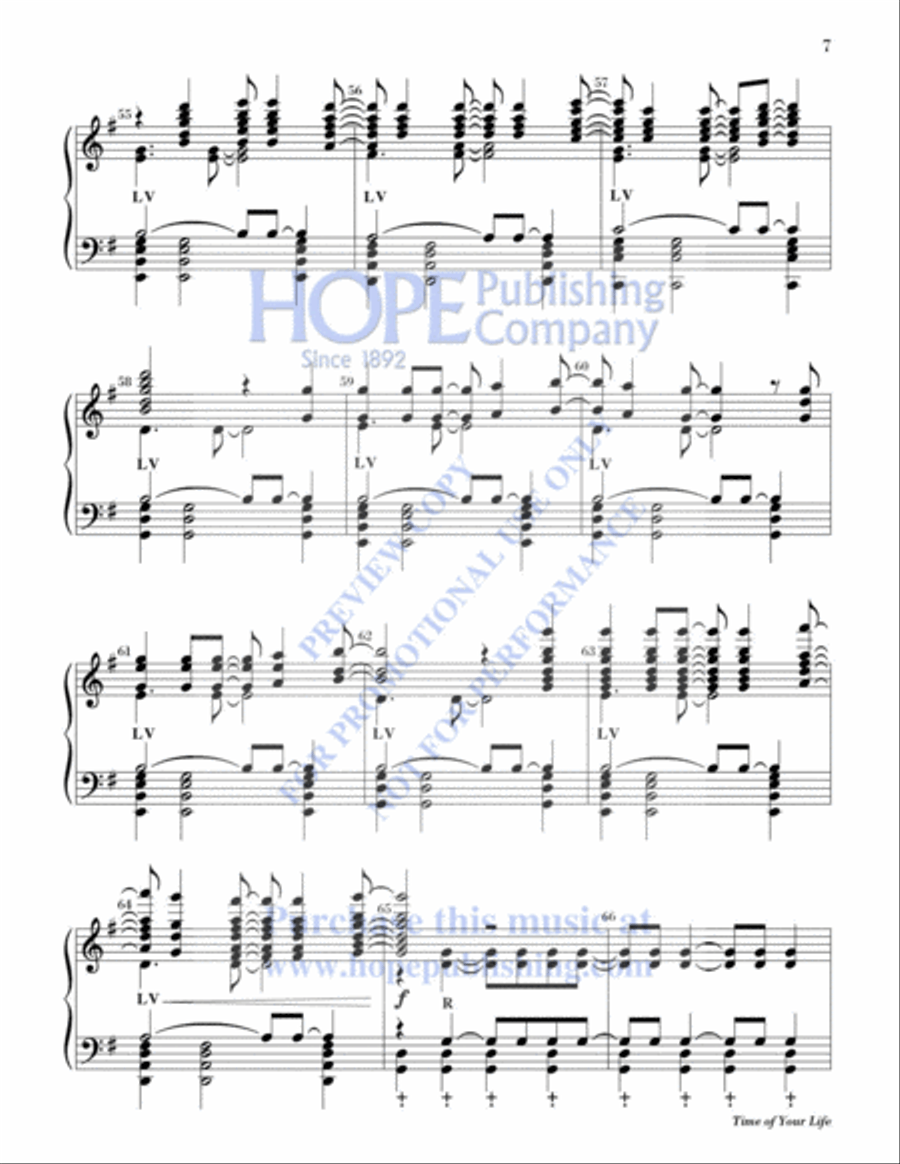 Time of Your Life (Good Riddance) 5-Octaves scores gallery preview page 8