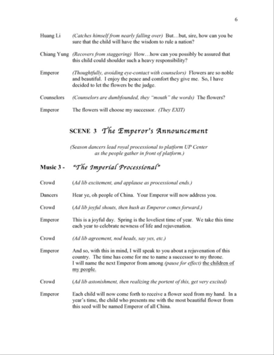 The Empty Pot - Director's Script Small Ensemble scores gallery preview page 6