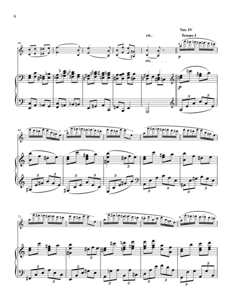 Paganini-Pokhanovski 24 Сaprices: #24 for violin and piano image number null