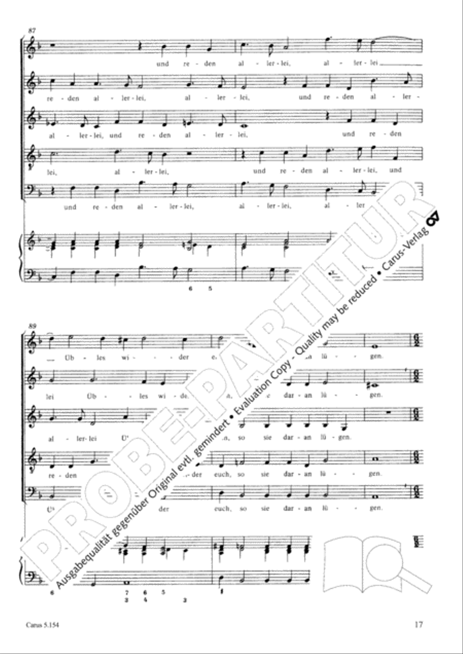 Selig sind, die da geistlich arm sind SSATB scores gallery preview page 18