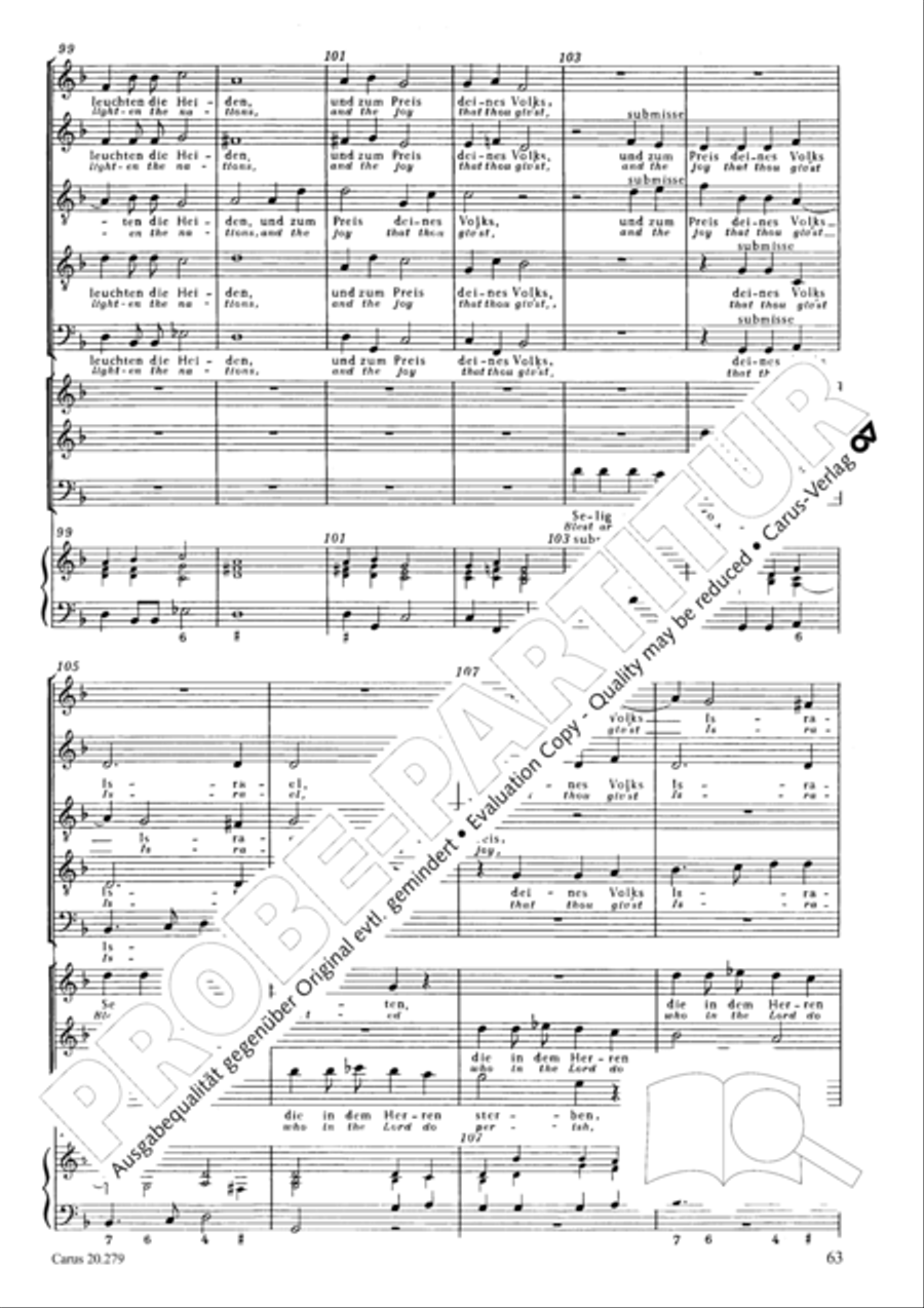 Musikalische Exequien I-III Score scores gallery preview page 66