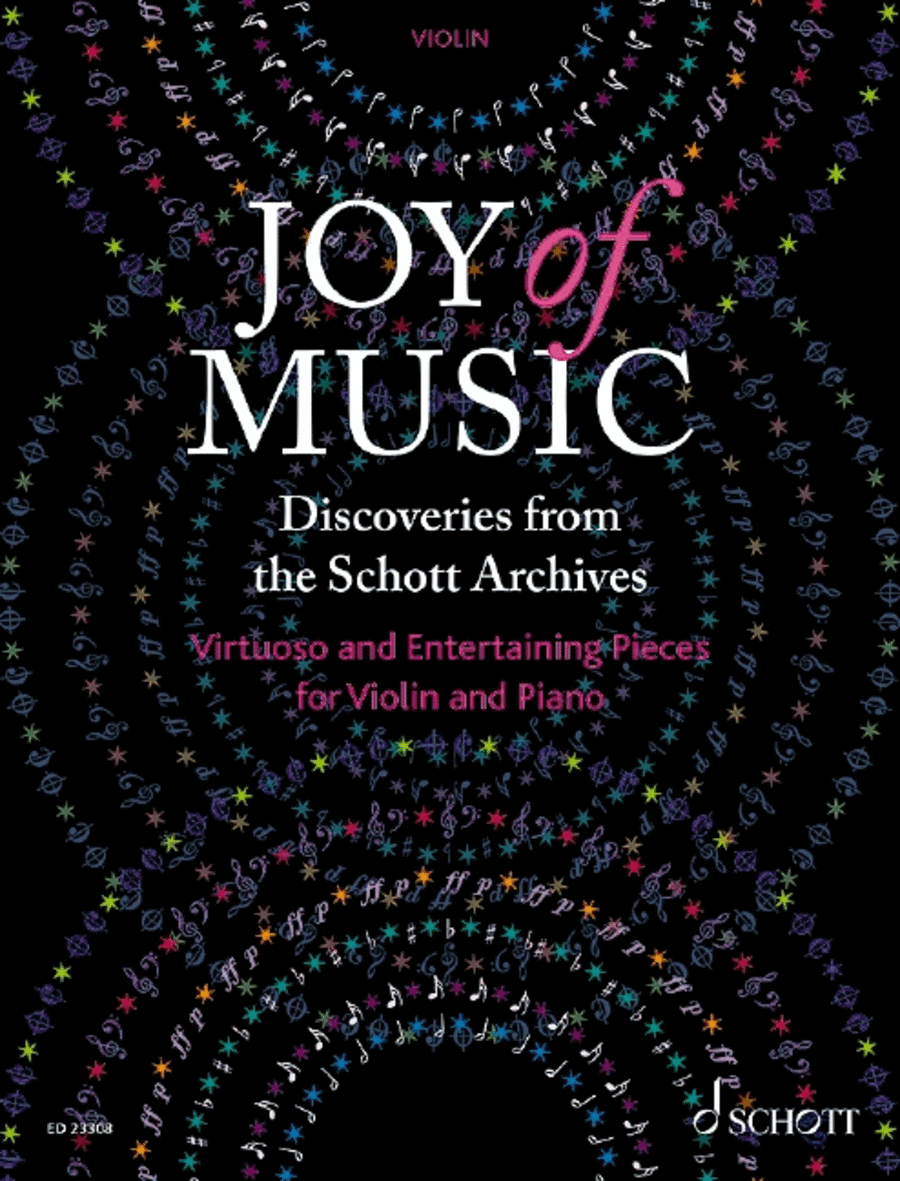 Joy of Music – Discoveries from the Schott Archives Violin Solo scores gallery preview page 1