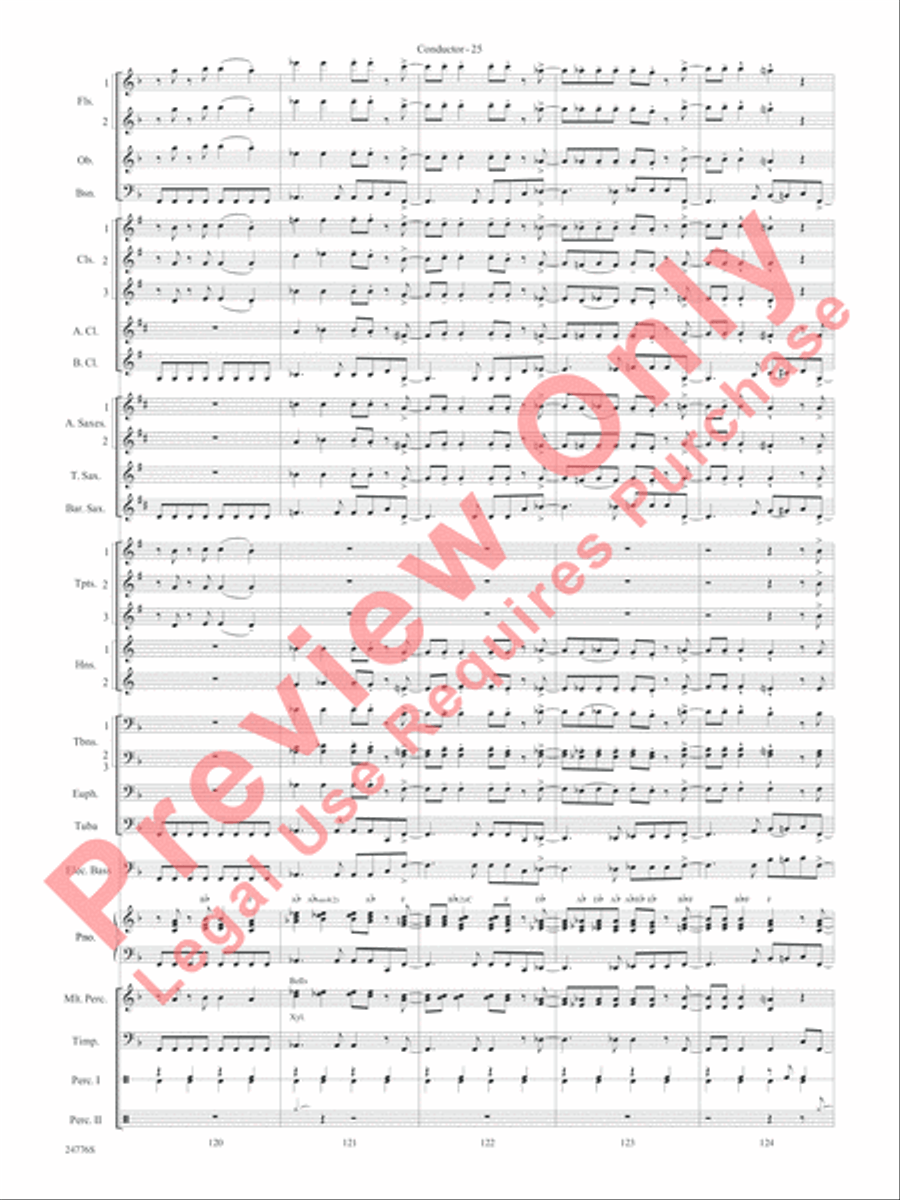 Rolling Stones: The Music Tour Concert Band scores gallery preview page 28