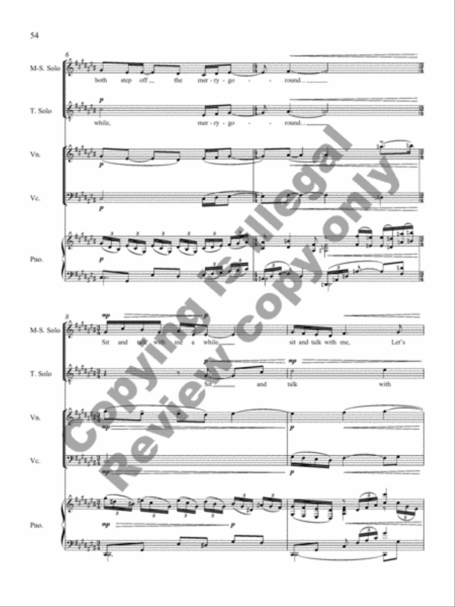 #twitterlieder (SATB Full Score) 4-Part scores gallery preview page 21