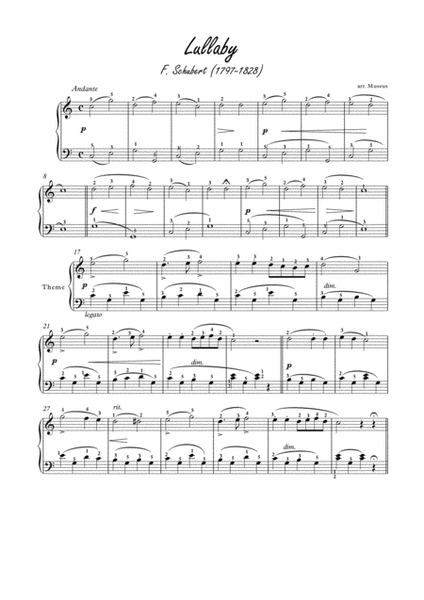 Masterpieces for easy piano 3 by F.Schubert and J.N.Hummel image number null