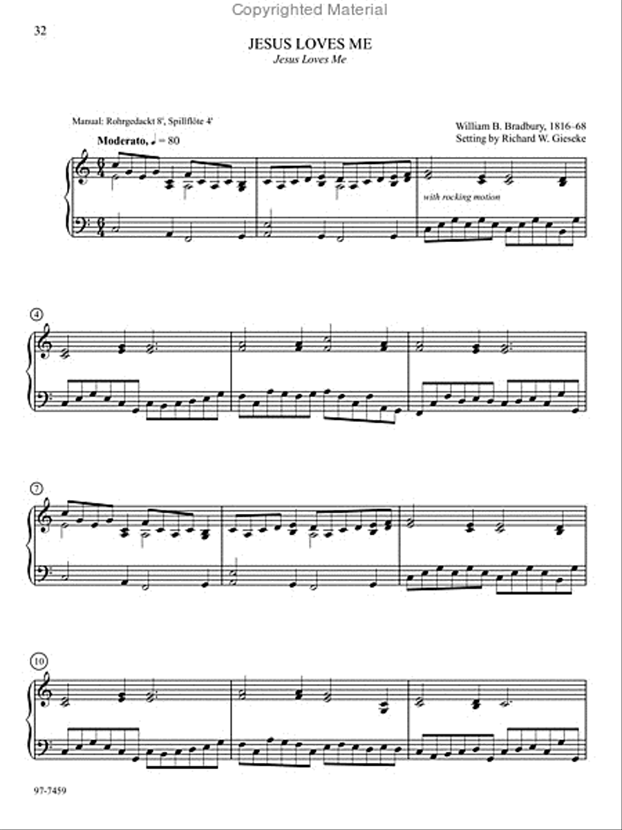 Hymn Prelude Library: Lutheran Service Book, Vol. 6 (JKL) Organ scores gallery preview page 4
