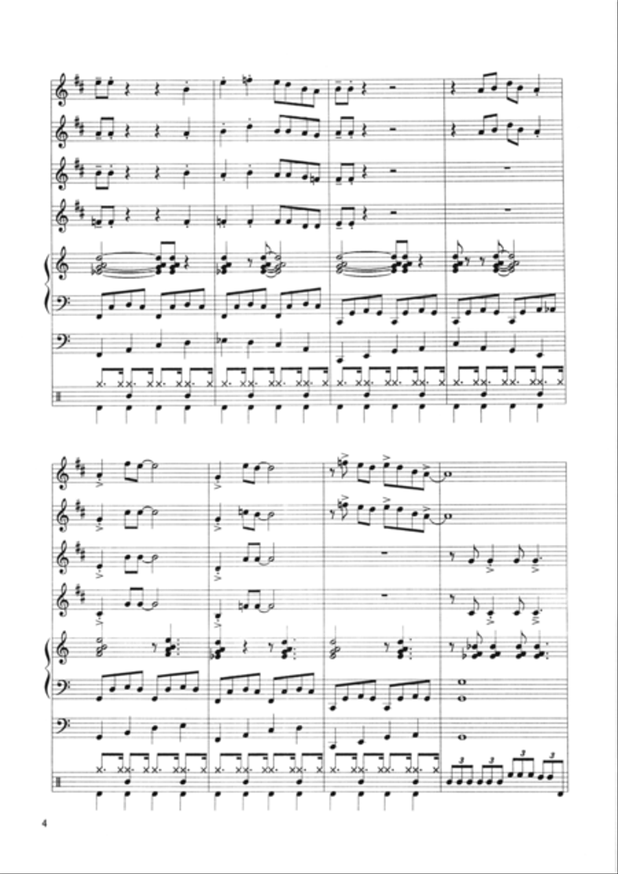 Shuffle Train Jazz Ensemble scores gallery preview page 2