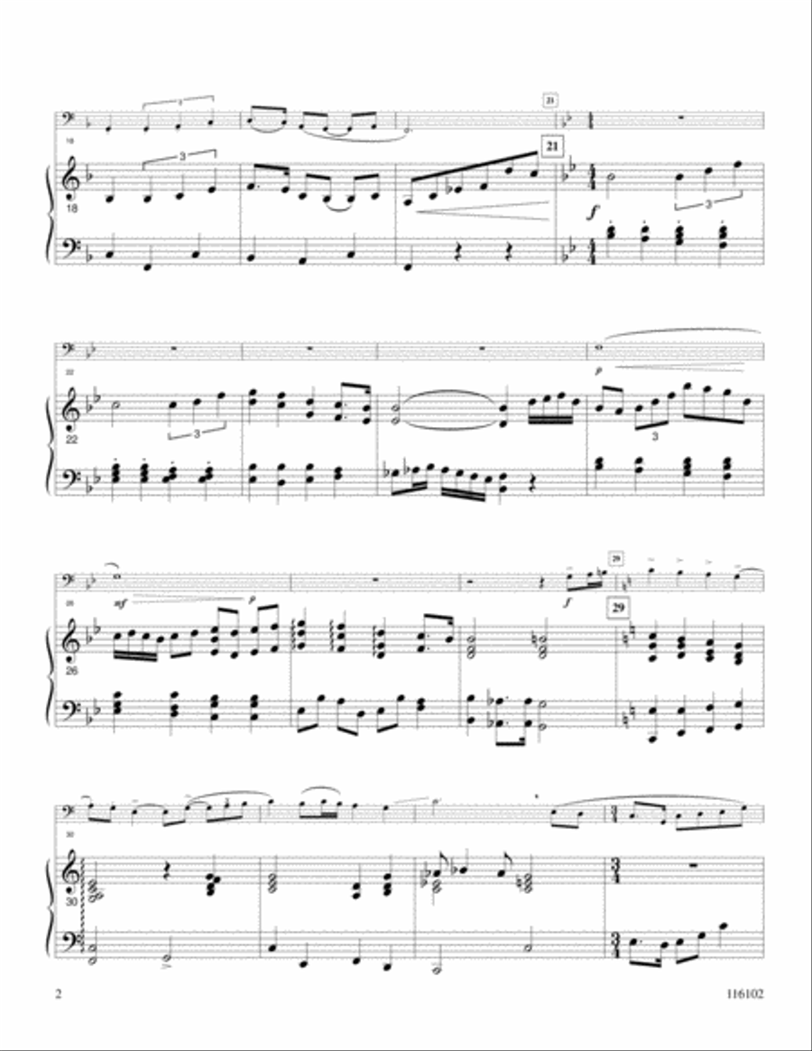 Come Thou Fount Bassoon Solo scores gallery preview page 2