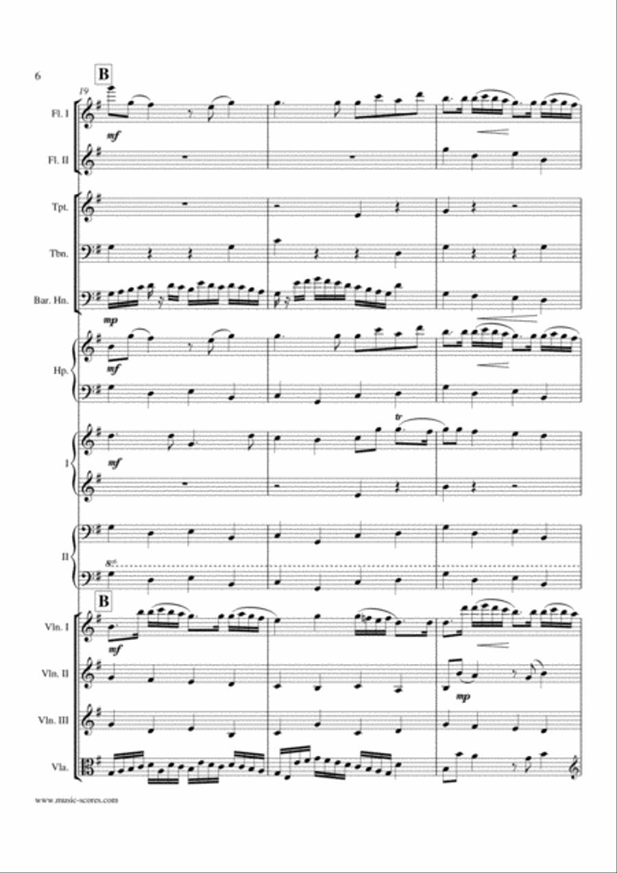 Pachelbel's Canon - Mixed Ensemble Flute scores gallery preview page 6