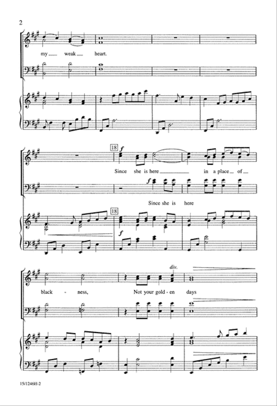 Places Among the Stars 4-Part scores gallery preview page 2