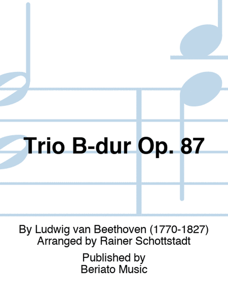 Trio B-dur Op. 87