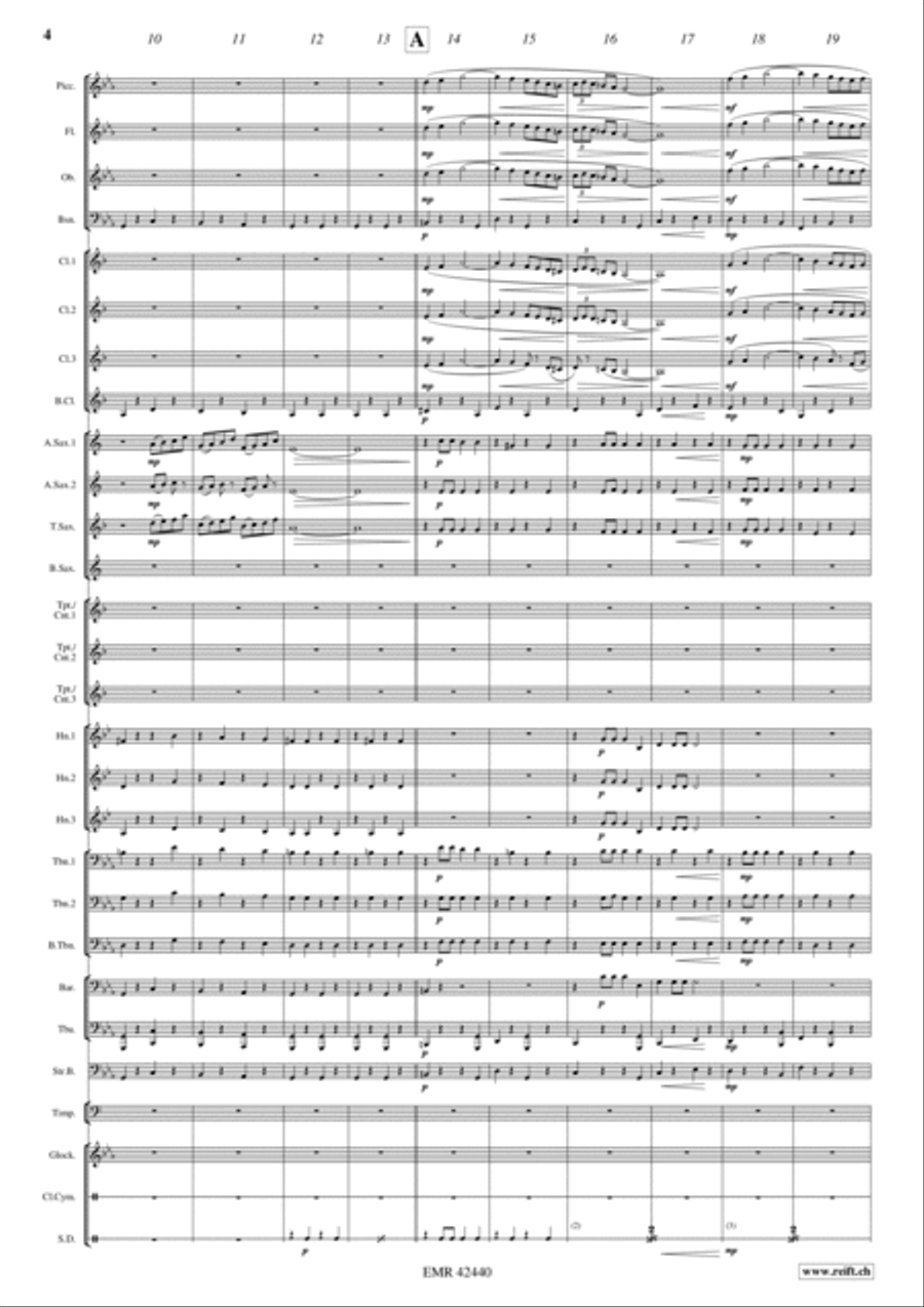 Gallito Gallito Concert Band scores gallery preview page 4