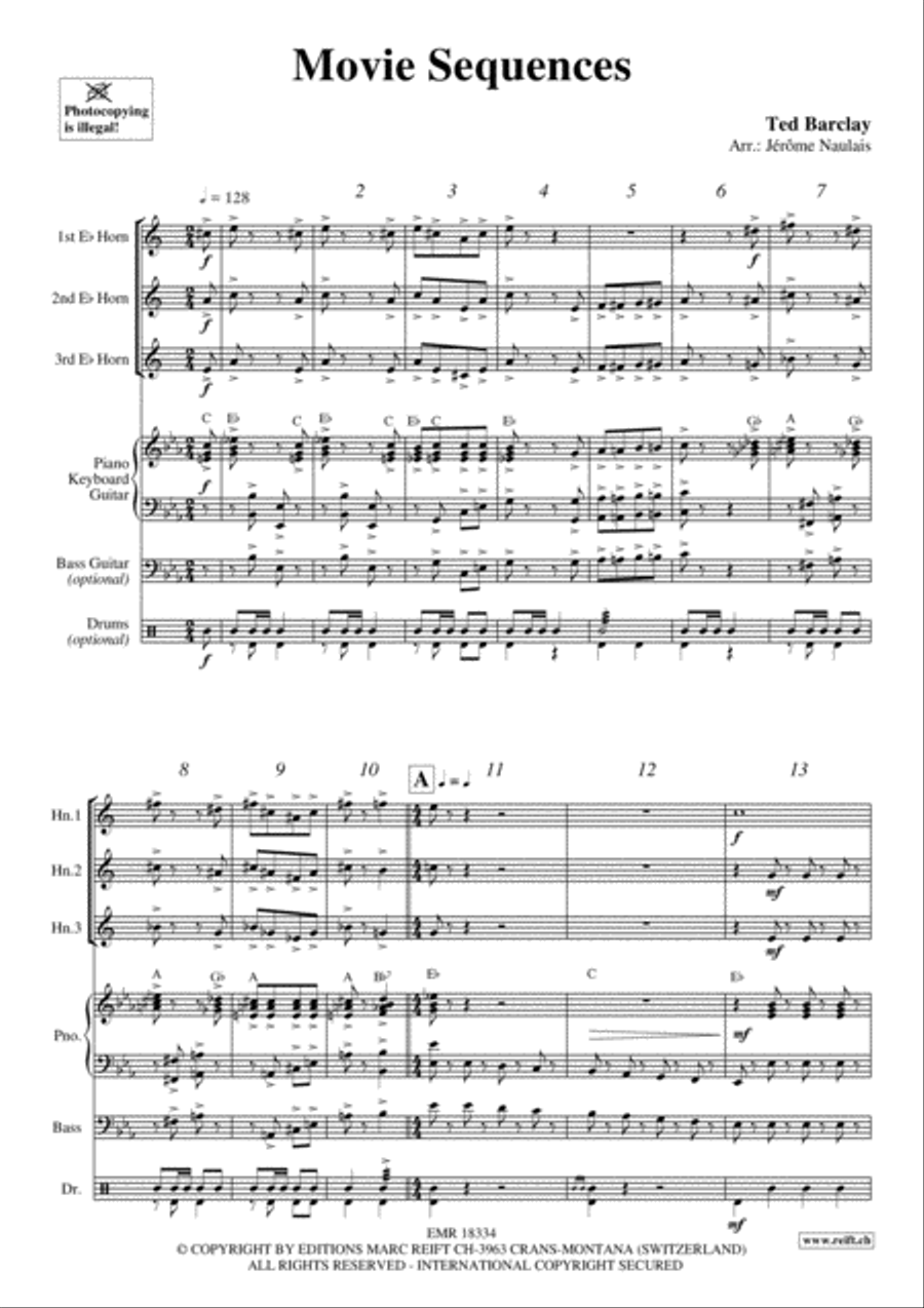 Movie Sequences Movie Sequences Horn scores gallery preview page 3