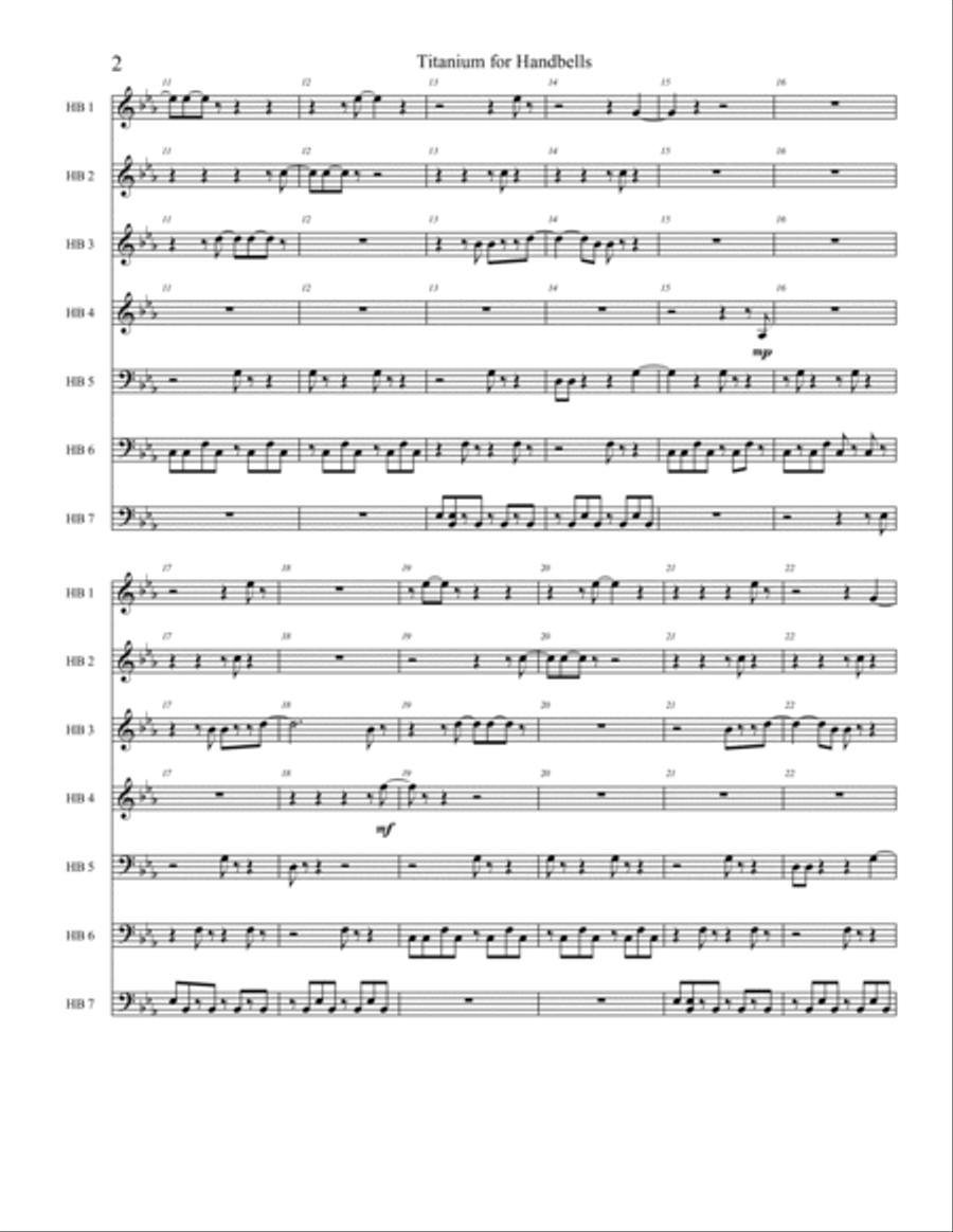 Titanium Percussion Ensemble scores gallery preview page 2