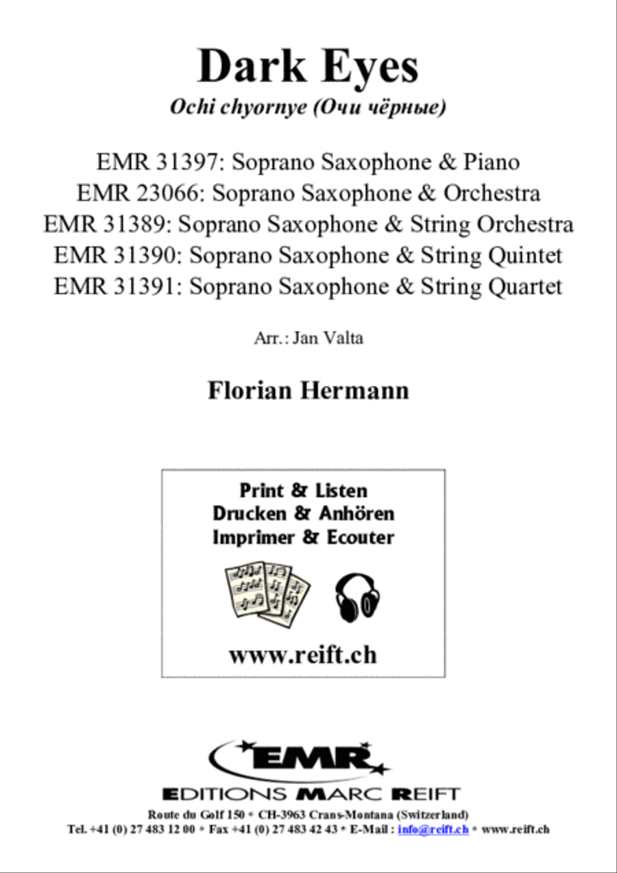 Dark Eyes Dark Eyes Soprano Saxophone scores gallery preview page 2