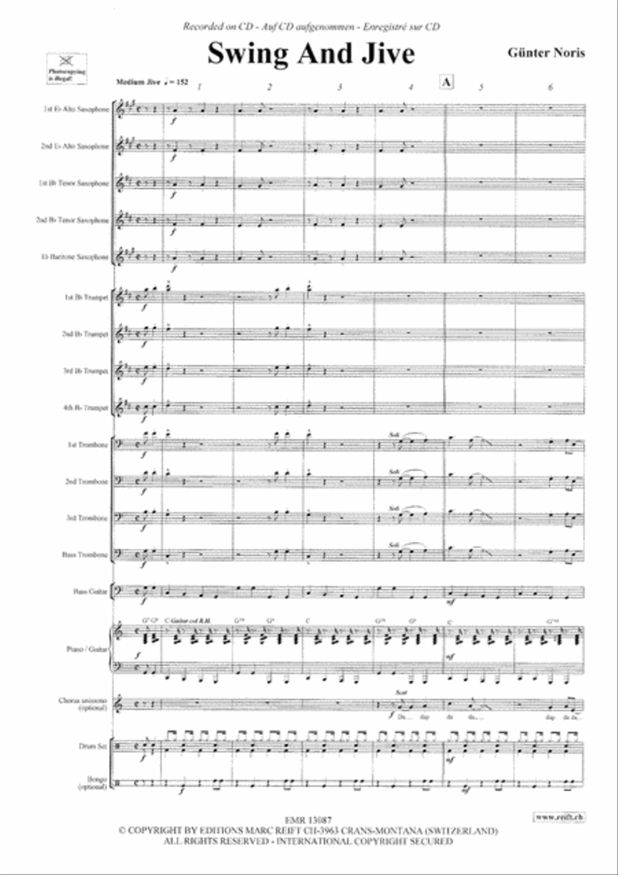 Swing And Jive Big Band scores gallery preview page 4