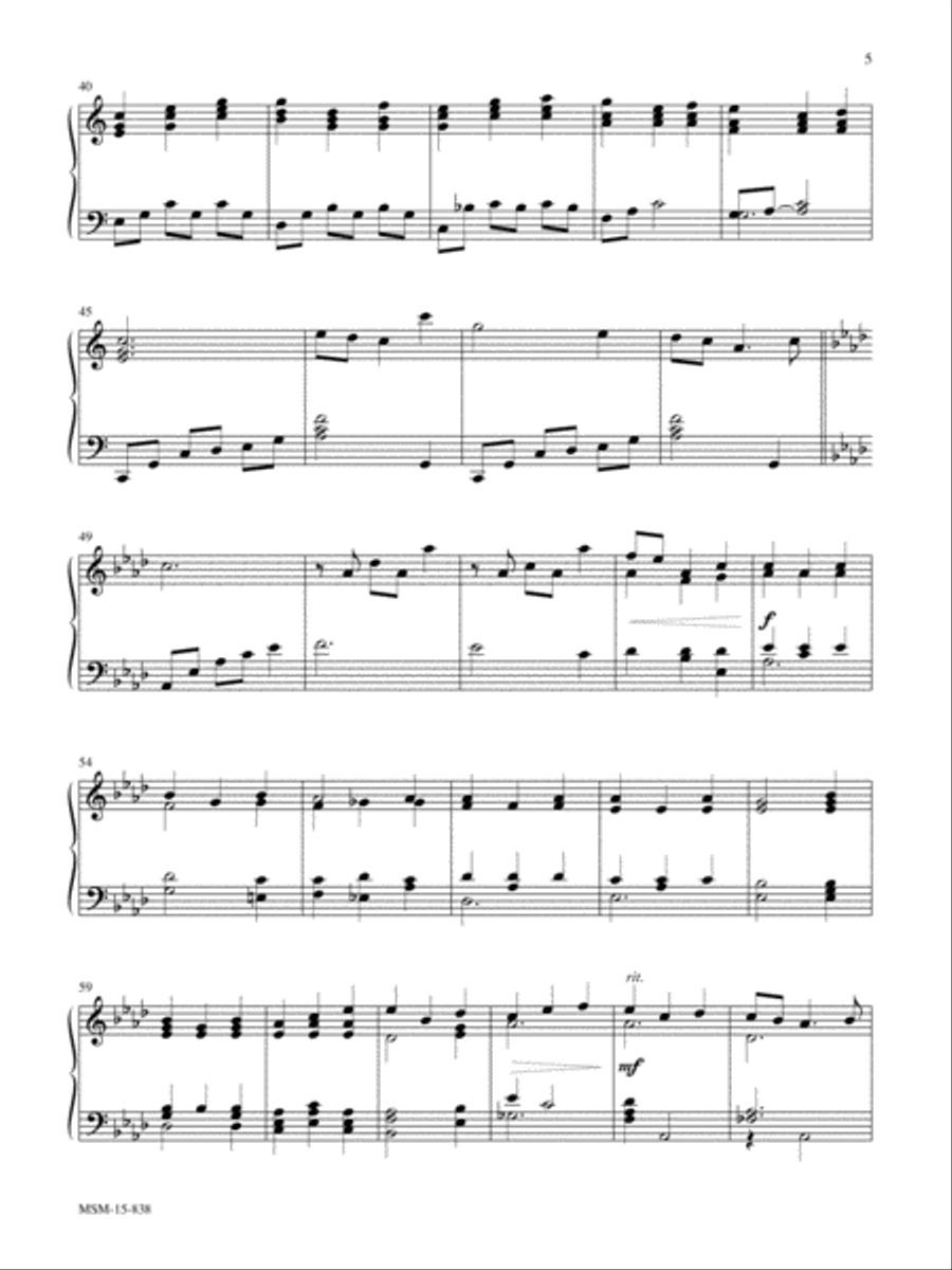 Blest Be the Tie That Binds Piano Solo scores gallery preview page 3
